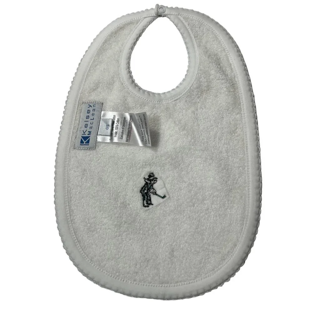 Fore Kids‎ Diaper Cover + Bib Set Golf Inspired 100% Pima Cotton